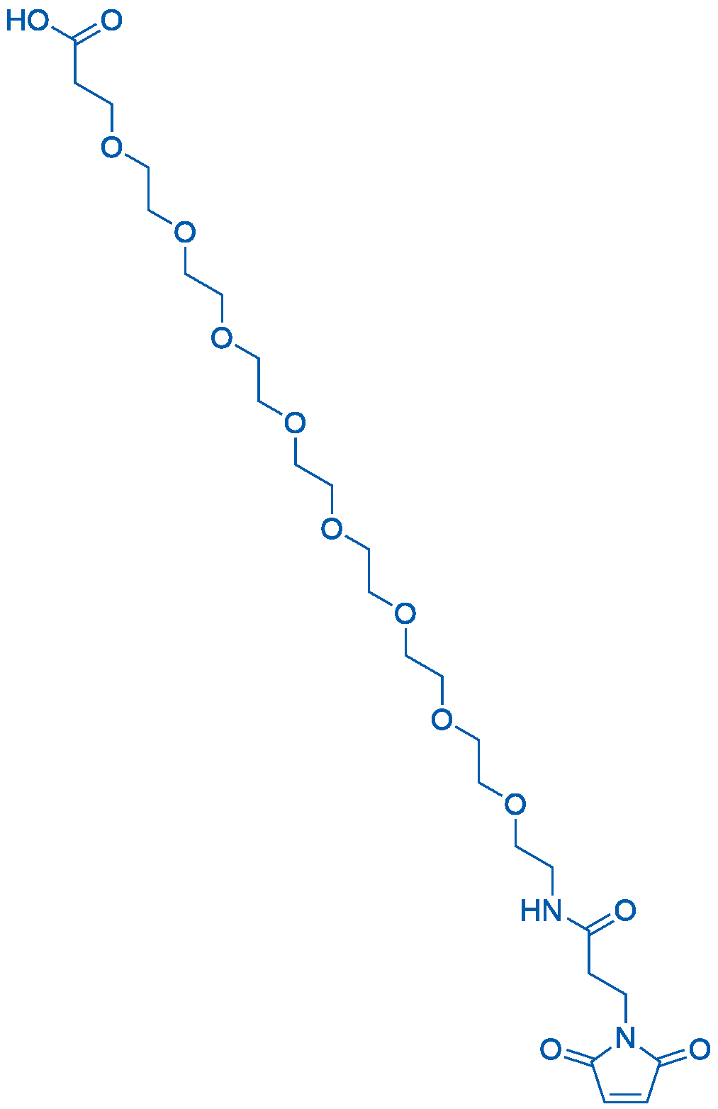 Mal-amido-PEG8-C2-acid 1g