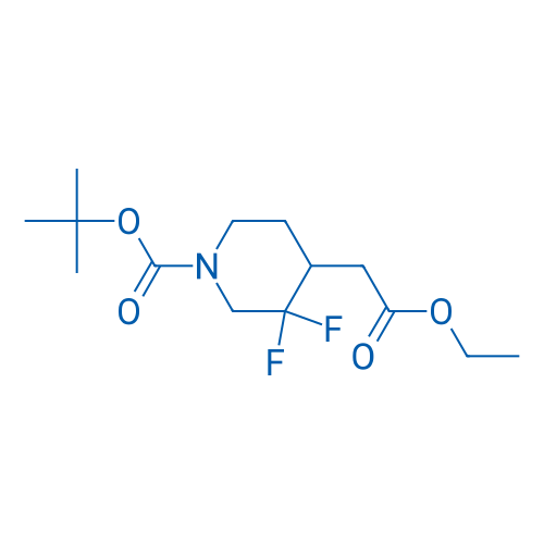 tert-Butyl 4-(2-ethoxy-2-oxoethyl)-3,3-difluoropiperidine-1-carboxylate 1g