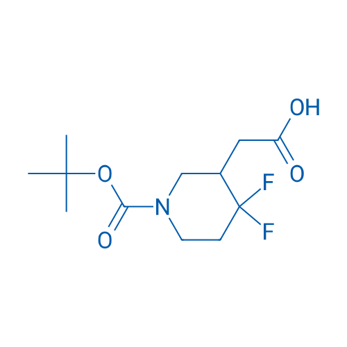 2-(1-(tert-Butoxycarbonyl)-4,4-difluoropiperidin-3-yl)acetic acid 5g