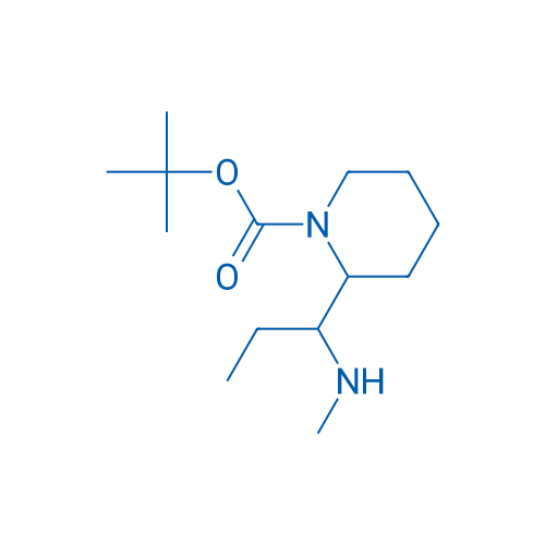 tert-Butyl 2-(1-(methylamino)propyl)piperidine-1-carboxylate 100mg