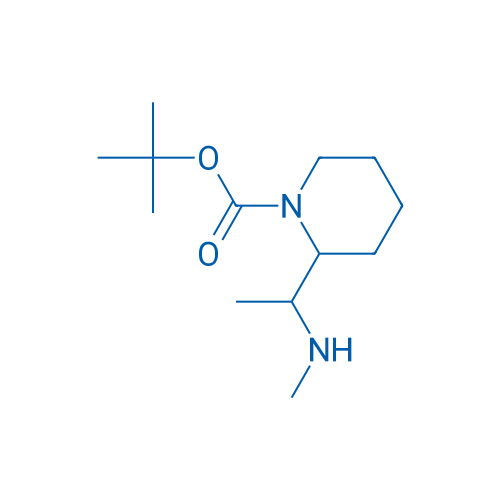 tert-Butyl 2-(1-(methylamino)ethyl)piperidine-1-carboxylate 250mg