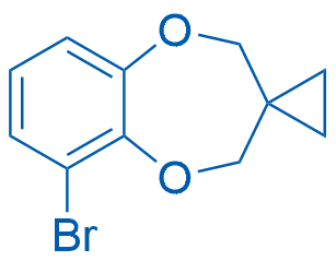 6-Bromo-2,4-dihydrospiro[benzo[b][1,4]dioxepine-3,1'-cyclopropane] 100mg