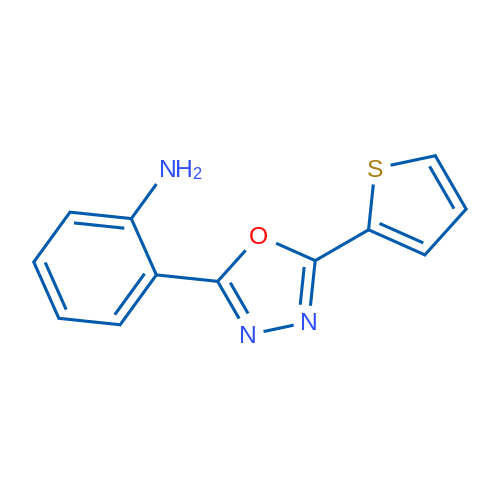 2-(5-(Thiophen-2-yl)-1,3,4-oxadiazol-2-yl)aniline 1g
