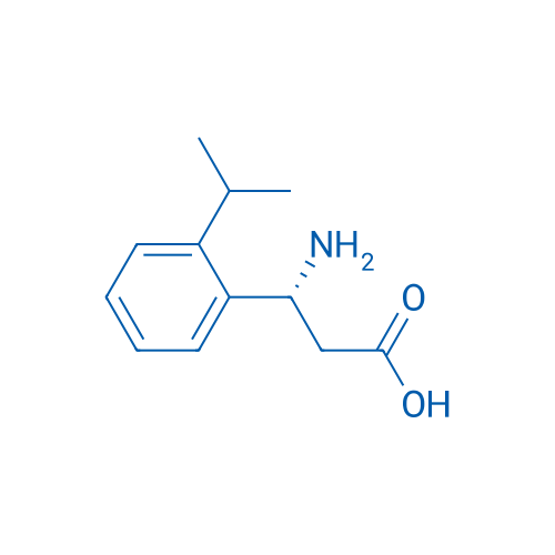 (3R)-3-amino-3-[2-(propan-2-yl)phenyl]propanoic acid 250mg