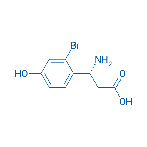 (3R)-3-amino-3-(2-bromo-4-hydroxyphenyl)propanoic acid 1g