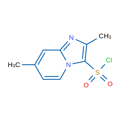 2,7-Dimethylimidazo[1,2-a]pyridine-3-sulfonyl chloride 250mg