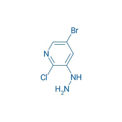 5-Bromo-2-chloro-3-hydrazinylpyridine 1g