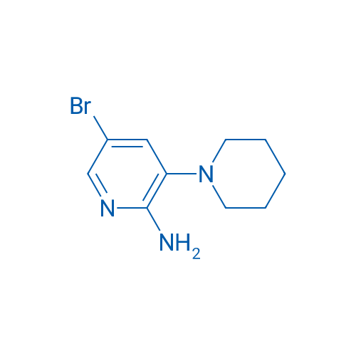 5-Bromo-3-(piperidin-1-yl)pyridin-2-amine 1g