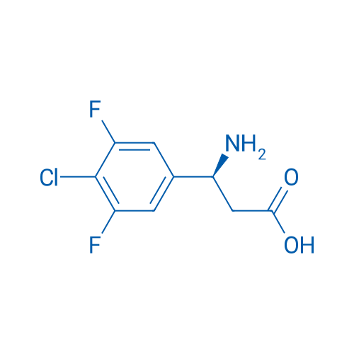 (3S)-3-amino-3-(4-chloro-3,5-difluorophenyl)propanoic acid 250mg