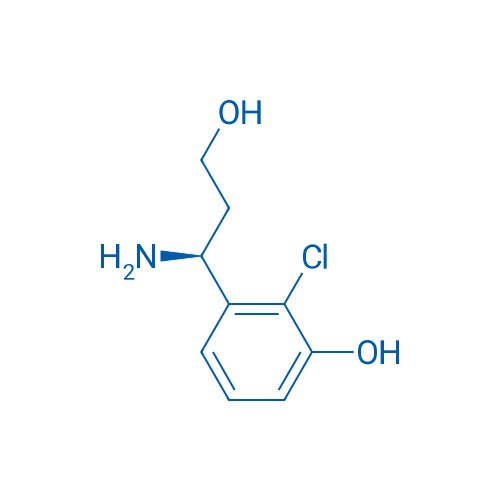 3-((1S)-1-amino-3-hydroxypropyl)-2-chlorophenol 250mg