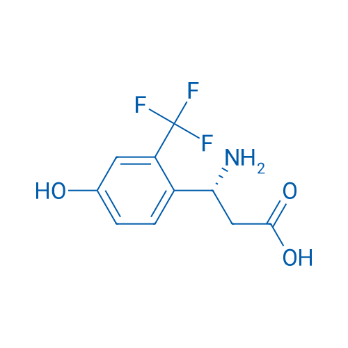(R)-3-amino-3-(4-hydroxy-2-(trifluoromethyl)phenyl)propanoic acid 250mg