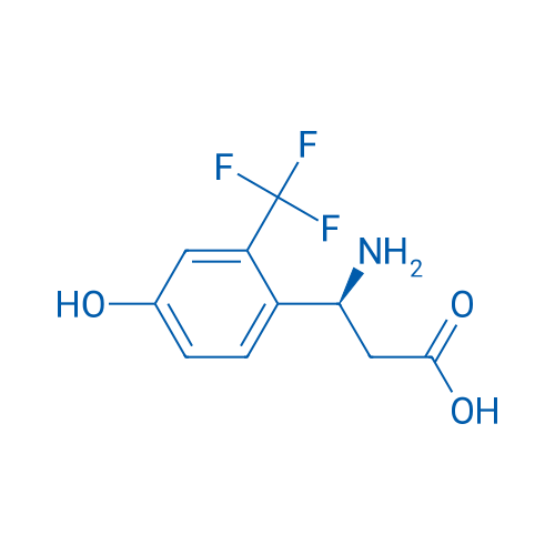 (S)-3-amino-3-(4-hydroxy-2-(trifluoromethyl)phenyl)propanoic acid 250mg
