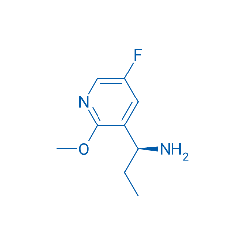 (S)-1-(5-fluoro-2-methoxypyridin-3-yl)propan-1-amine 250mg