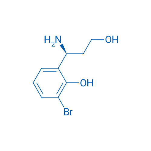 2-((1S)-1-amino-3-hydroxypropyl)-6-bromophenol 250mg