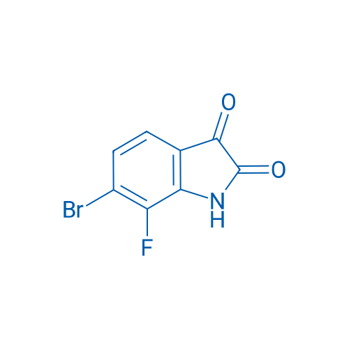 6-Bromo-7-fluoroindoline-2,3-dione 250mg
