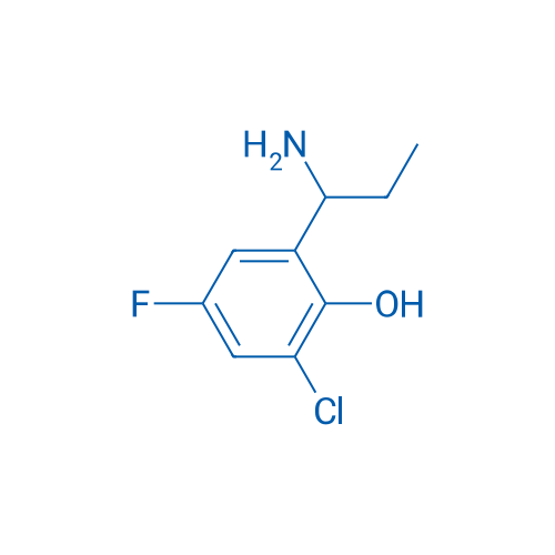 2-(1-Aminopropyl)-6-chloro-4-fluorophenol 1g