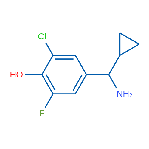 4-[Amino(cyclopropyl)methyl]-2-chloro-6-fluorophenol 1g