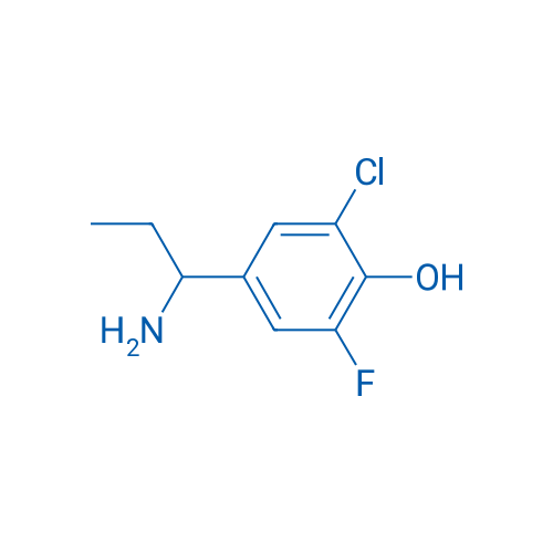 4-(1-Aminopropyl)-2-chloro-6-fluorophenol 1g