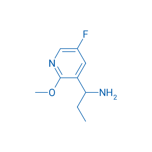 1-(5-Fluoro-2-methoxypyridin-3-yl)propan-1-amine 250mg