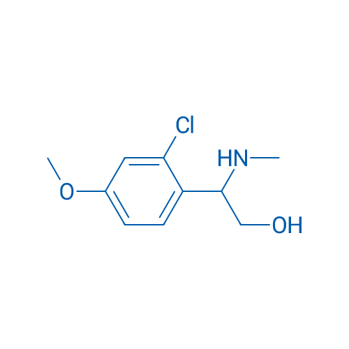 2-(2-Chloro-4-methoxyphenyl)-2-(methylamino)ethan-1-ol 250mg