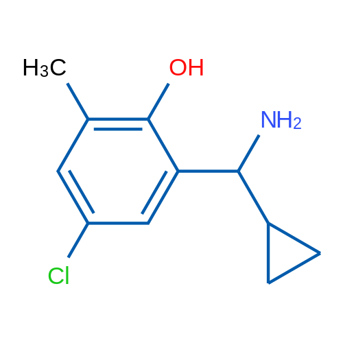 2-[Amino(cyclopropyl)methyl]-4-chloro-6-methylphenol 1g