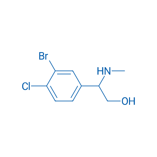 2-(3-Bromo-4-chlorophenyl)-2-(methylamino)ethan-1-ol 250mg