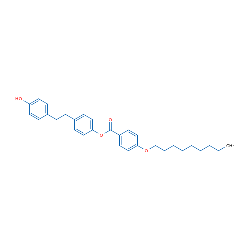 4-[2-(4-Hydroxyphenyl)ethyl]phenyl 4-(nonyloxy)benzoate 1g