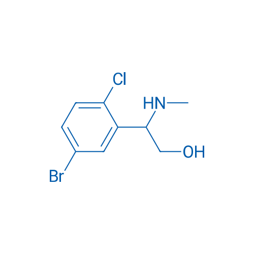 2-(5-Bromo-2-chlorophenyl)-2-(methylamino)ethan-1-ol 250mg