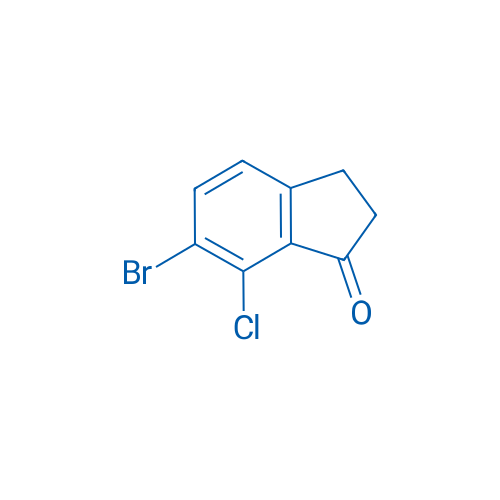 6-Bromo-7-chloro-2,3-dihydro-1H-inden-1-one 100mg