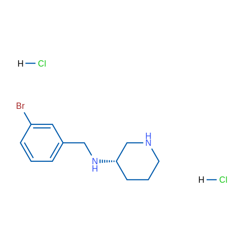 (S)-N-(3-Bromobenzyl)piperidin-3-amine dihydrochloride 1g
