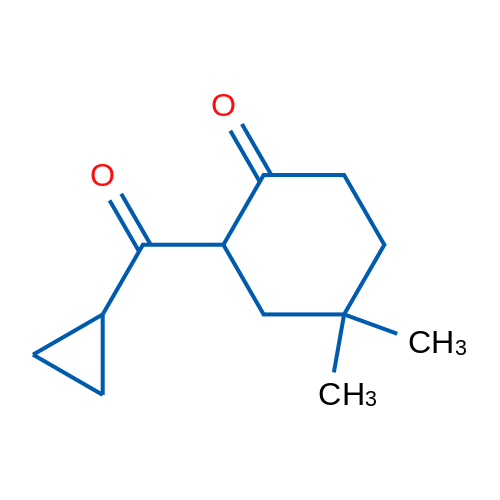 2-Cyclopropanecarbonyl-4,4-dimethylcyclohexan-1-one 1g
