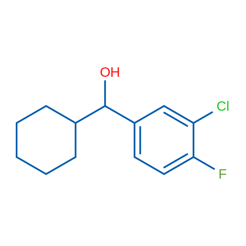 (3-Chloro-4-fluorophenyl)(cyclohexyl)methanol 1g