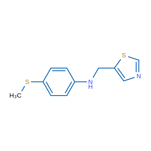 4-(Methylsulfanyl)-N-(1,3-thiazol-5-ylmethyl)aniline 1g