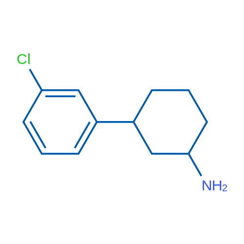 3-(3-Chlorophenyl)cyclohexan-1-amine 1g