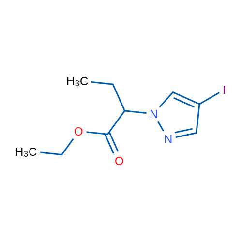 Ethyl 2-(4-iodo-1H-pyrazol-1-yl)butanoate 1g