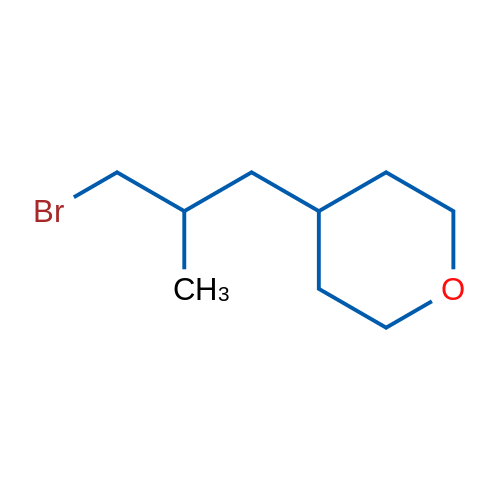 4-(3-Bromo-2-methylpropyl)oxane 1g