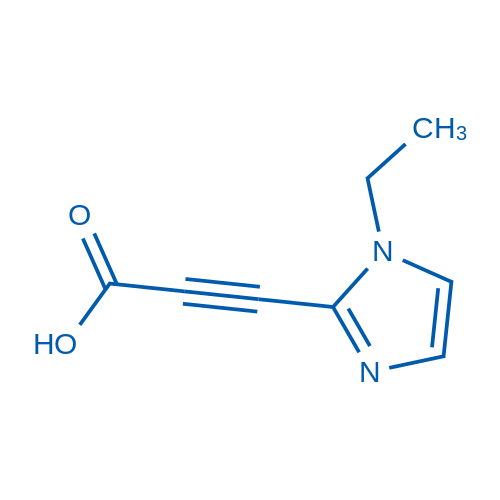 3-(1-Ethyl-1H-imidazol-2-yl)prop-2-ynoic acid 1g