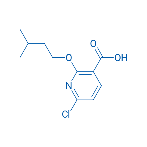 6-CHLORO-2-(ISOPENTYLOXY)NICOTINIC ACID 250mg