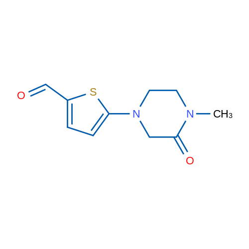 5-(4-Methyl-3-oxopiperazin-1-yl)thiophene-2-carbaldehyde 1g