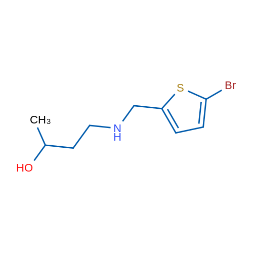 4-{[(5-bromothiophen-2-yl)methyl]amino}butan-2-ol 1g