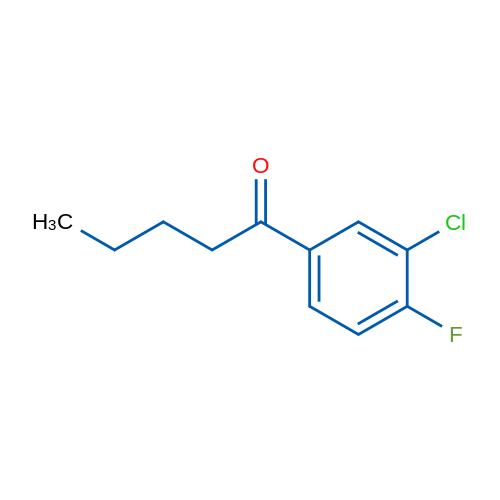 1-(3-Chloro-4-fluorophenyl)pentan-1-one 1g
