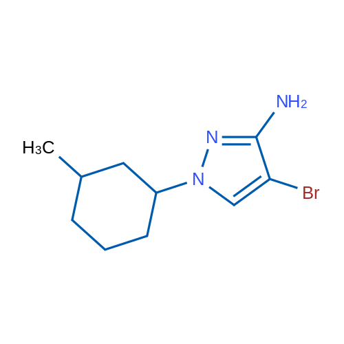 4-Bromo-1-(3-methylcyclohexyl)-1h-pyrazol-3-amine 1g