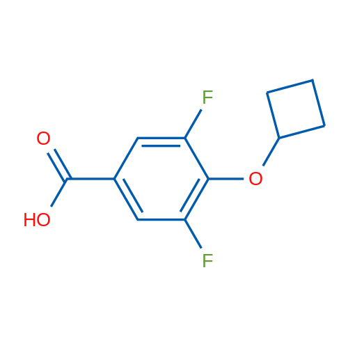4-Cyclobutoxy-3,5-difluorobenzoic acid 1g