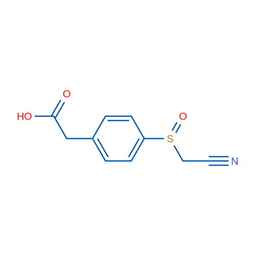 2-[4-(Cyanomethanesulfinyl)phenyl]acetic acid 1g