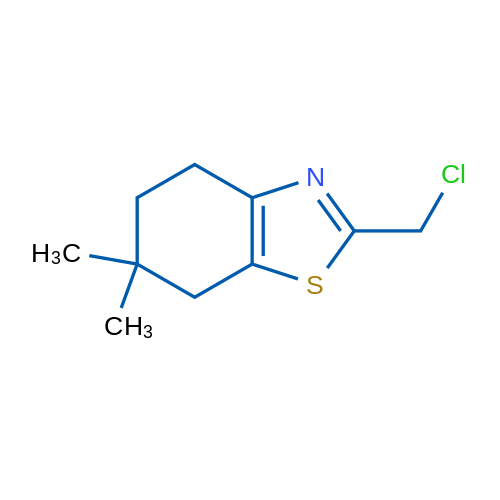 2-(Chloromethyl)-6,6-dimethyl-4,5,6,7-tetrahydro-1,3-benzothiazole 1g