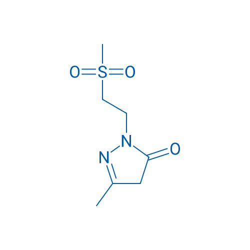 1-(2-Methanesulfonylethyl)-3-methyl-4,5-dihydro-1H-pyrazol-5-one 1g