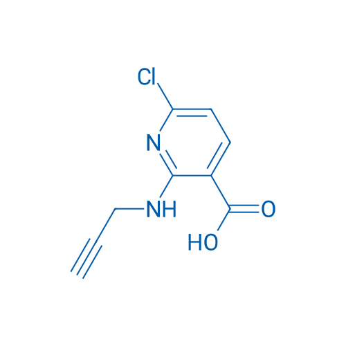6-Chloro-2-[(prop-2-yn-1-yl)amino]pyridine-3-carboxylic acid 50mg