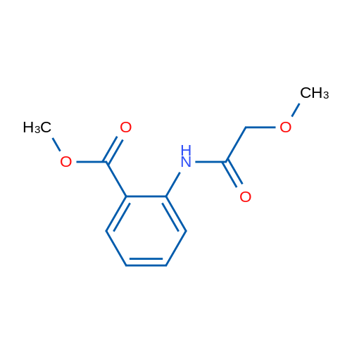 Methyl 2-(2-methoxyacetamido)benzoate 1g