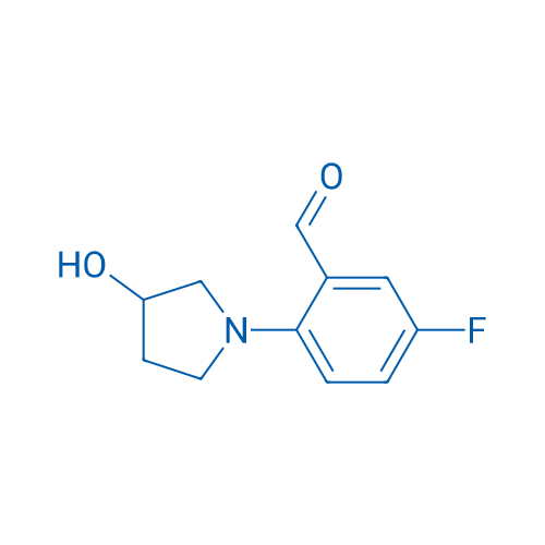 5-Fluoro-2-(3-hydroxypyrrolidin-1-yl)benzaldehyde 1g