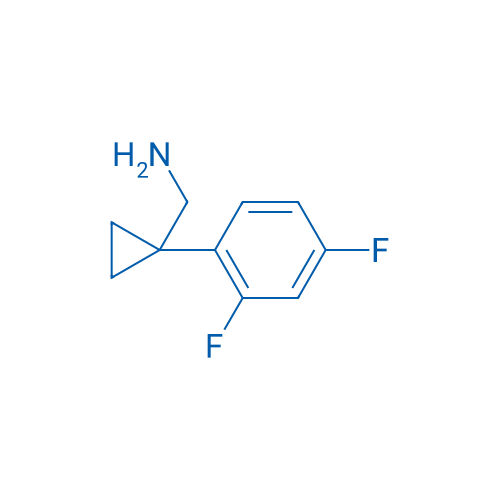 (1-(2,4-Difluorophenyl)cyclopropyl)methanamine 50mg